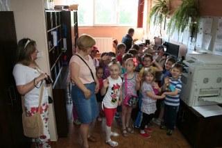 Wycieczka dzieci z Przedszkola Miejskiego nr 5